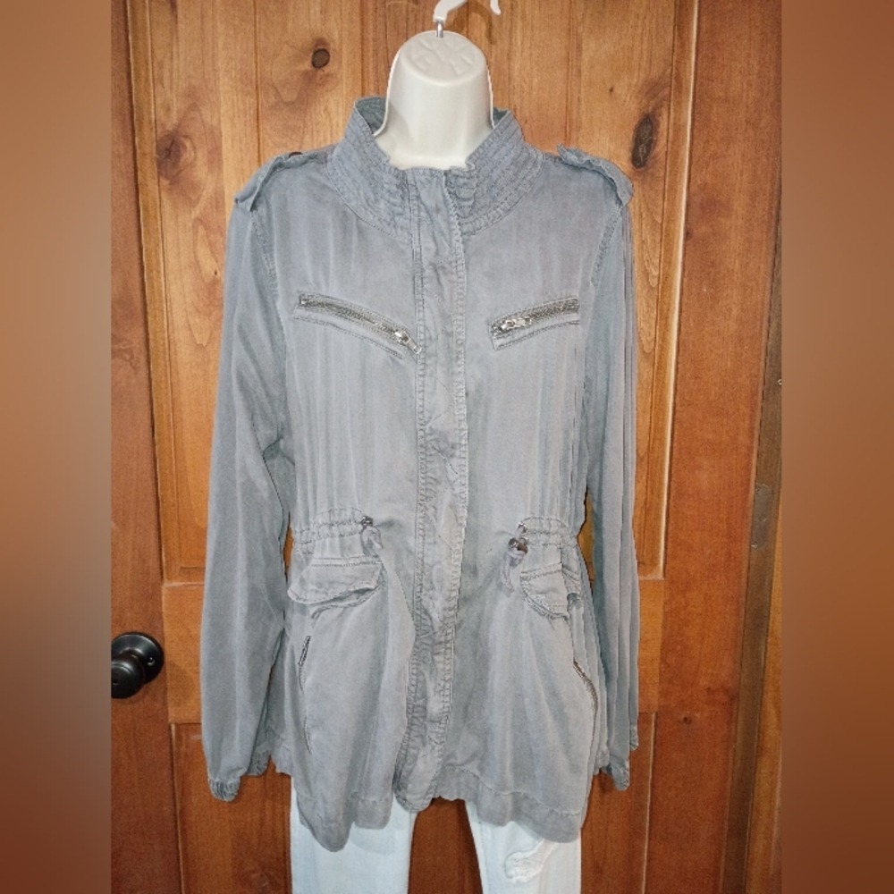 BKE Utility Jacket in Gray